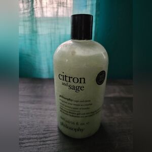 Philosplophy Citron and Sage Hydrating Shower Gel 16oz New